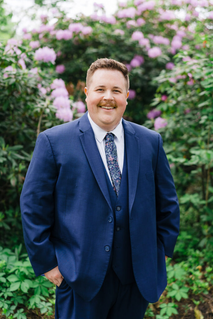 Groom portraits at Succop Nature Park 