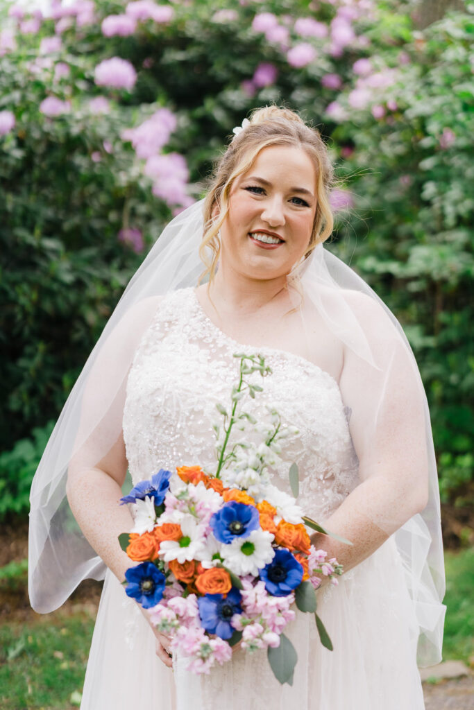 Bridal bouquet details Succop Nature Park wedding