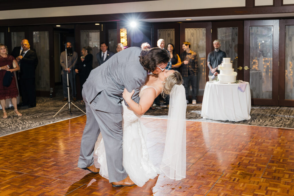 Reception dancing in Reflections Ballroom at Sheraton Station Square wedding